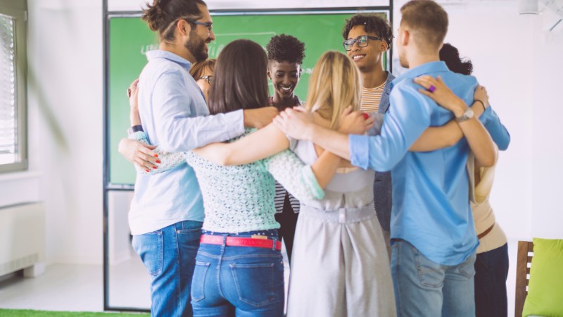 Une équipe avec une bonne cohésion après une Dépolarisation®