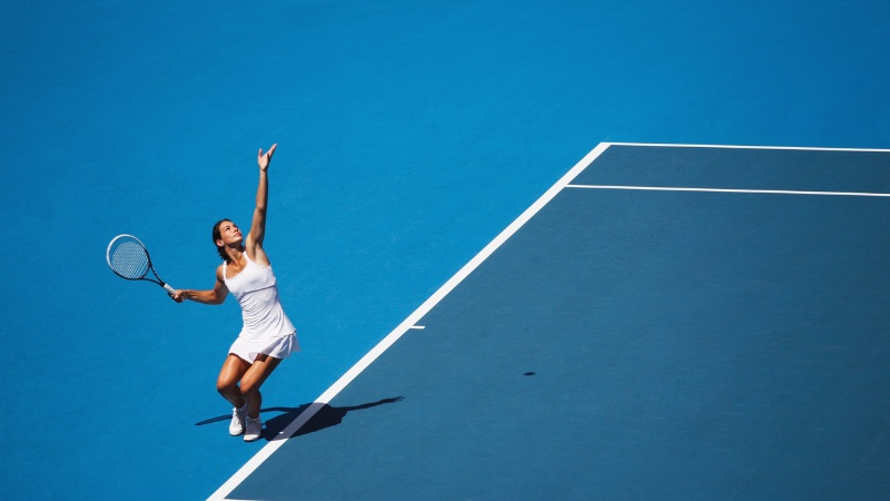Une joueuse de tennis libérée en compétition suite à une Dépolarisation®