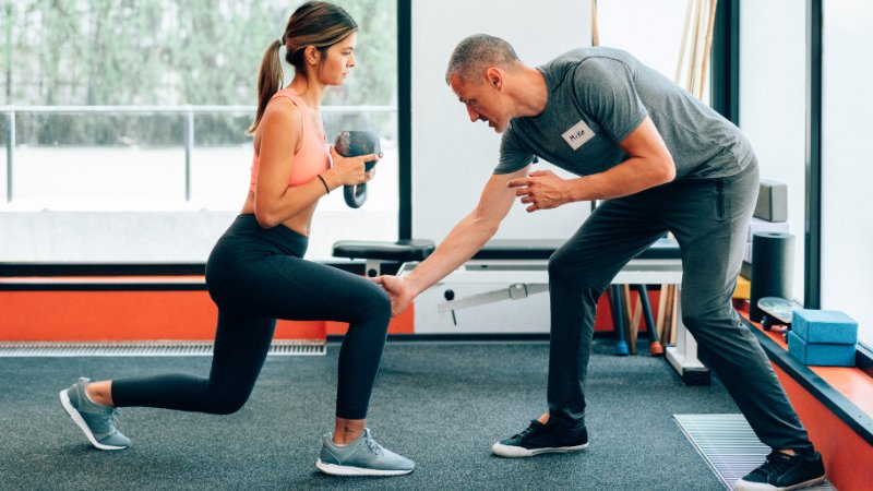 Une sportive dépolarisée qui s'entraîne pour être performante