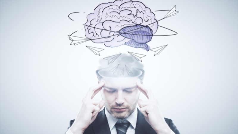 Un homme stressé qui a besoin d'une Dépolarisation®