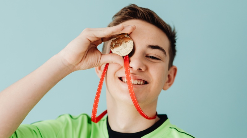 Un jeune médaillé olympique