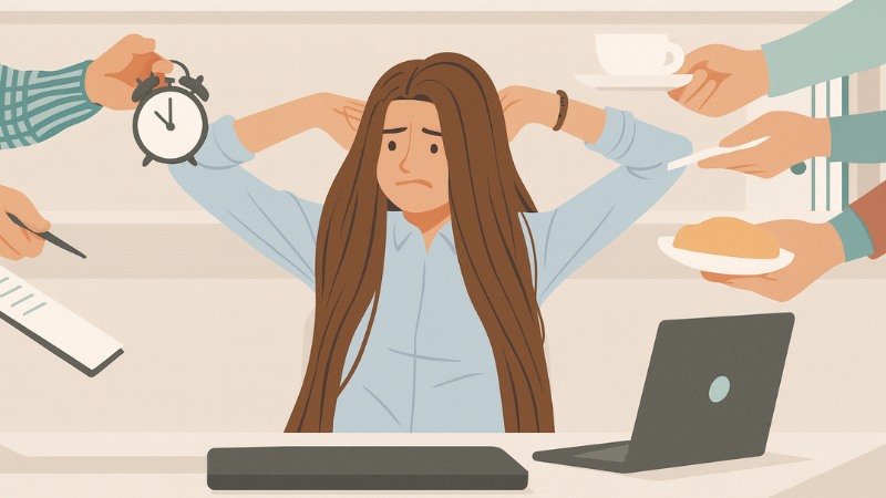 Une femme avec le syndrôme de l'imposteur