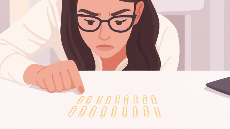 Une femme trop perfectionniste à cause de la peur de l'echec